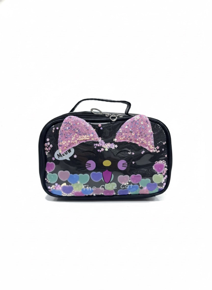 1 Pc Meow Cosmetic Pouch