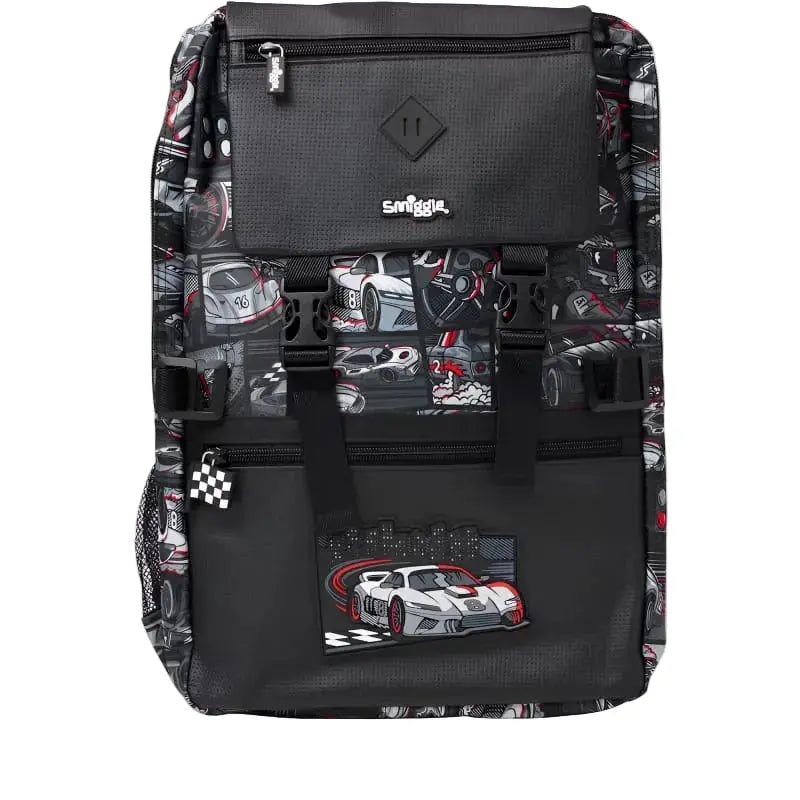 ORIGINAL BLACK CAR LIMITLESS FOLDOVER BACKPACK
