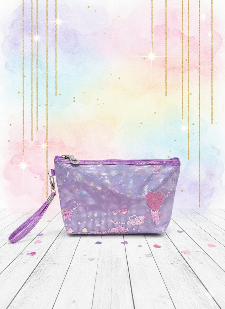 1 Pcs Love Cosmetic Pouch