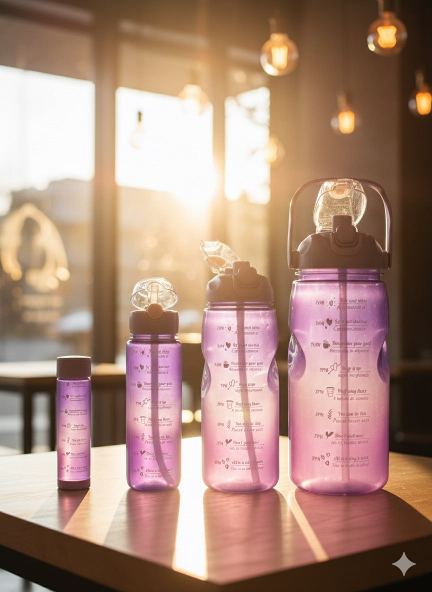 4 Pcs Gym Bottle