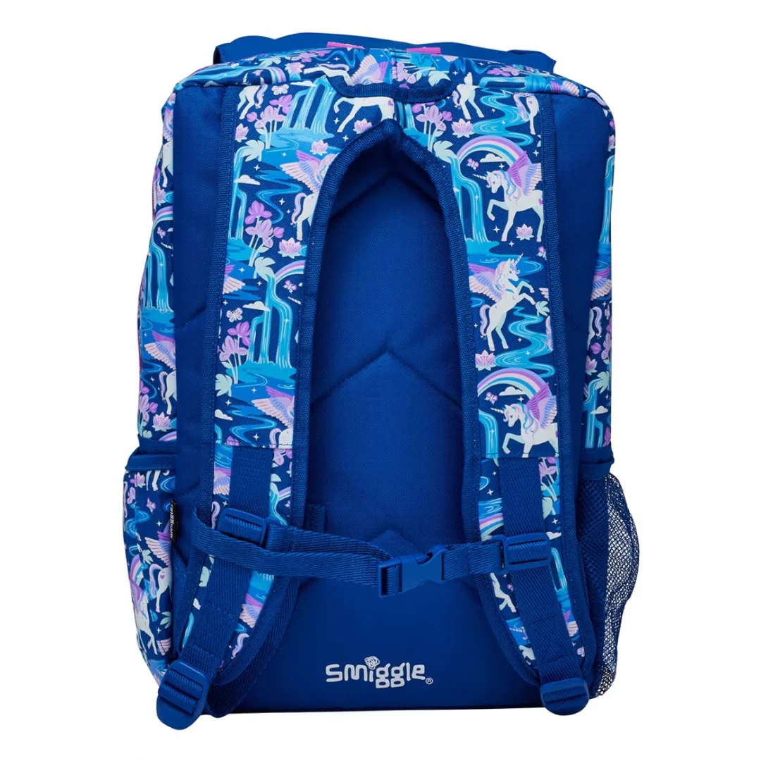 Original Blue Unicorn Flap Over Backpack