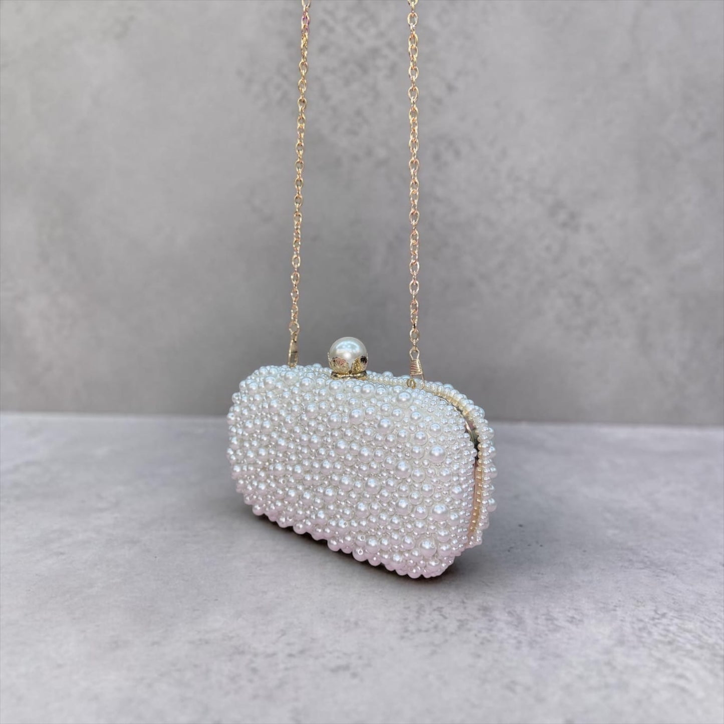 Pearl Elegance Evening Clutch