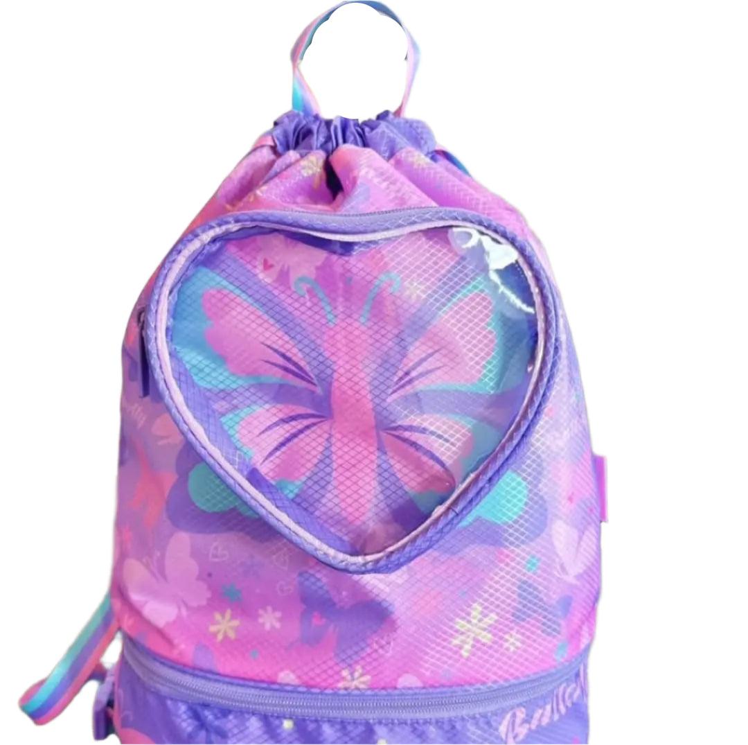 Vest Butterfly Waterproof Drawstring Backpack