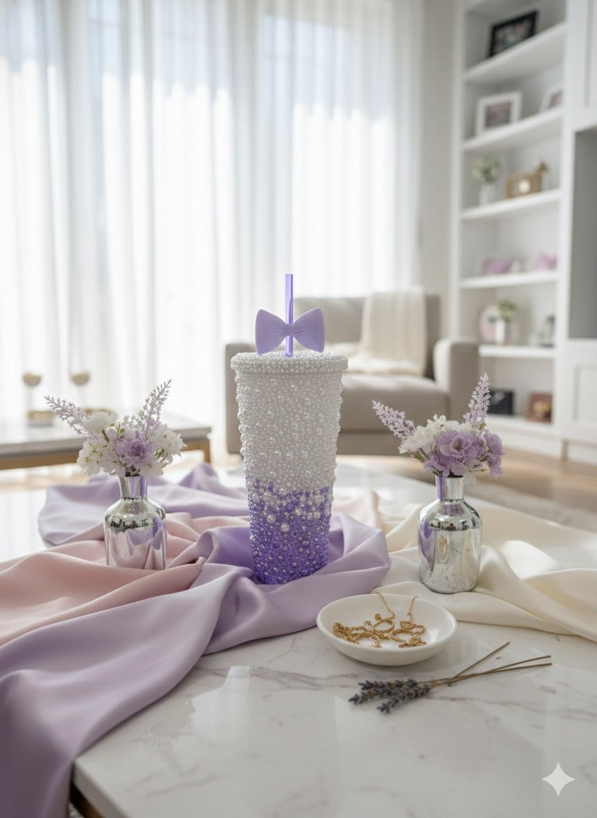 RHINESTONE SIPPER WITH BOW