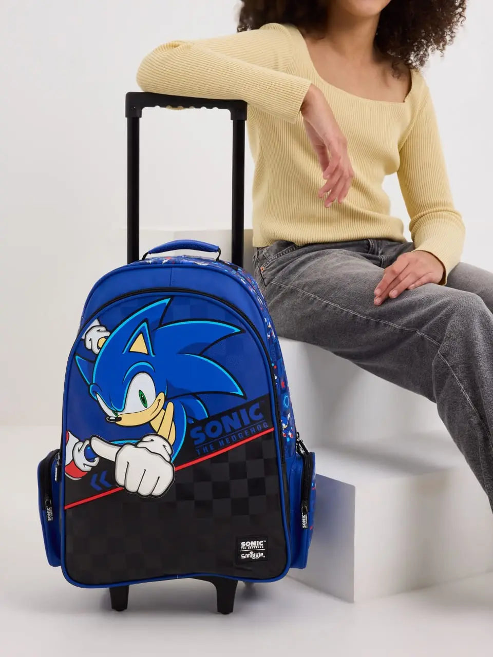 ORIGINAL SONIC TROLLEY BACKPACK WITH LIGHT UP WHEELS