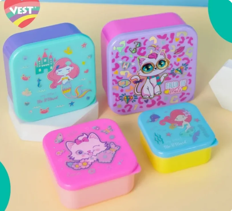 VEST LUNCHBOX 4 PC SET