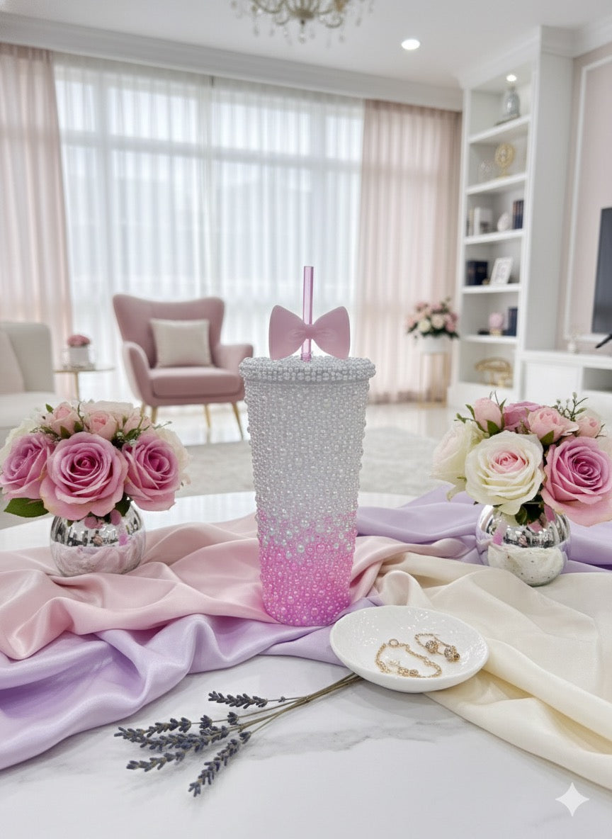 RHINESTONE SIPPER WITH BOW