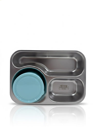 Unicorn 3 Grid Personalized Leak Proof Steel Lunch Box 750 ML