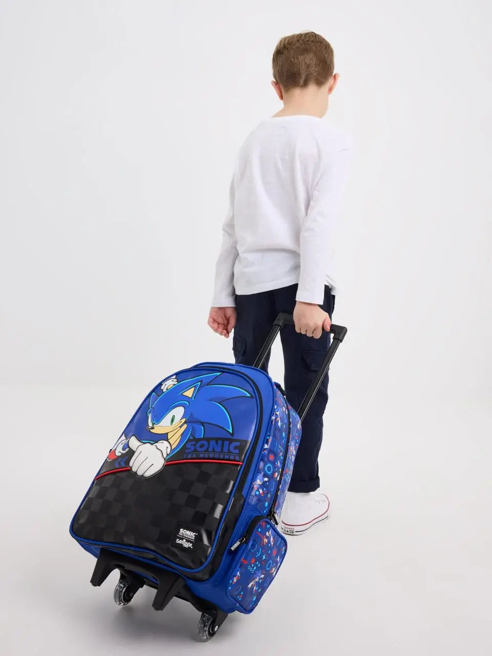 ORIGINAL SONIC TROLLEY BACKPACK WITH LIGHT UP WHEELS
