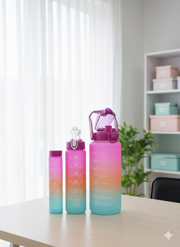3 Pieces Set Gym Bottle