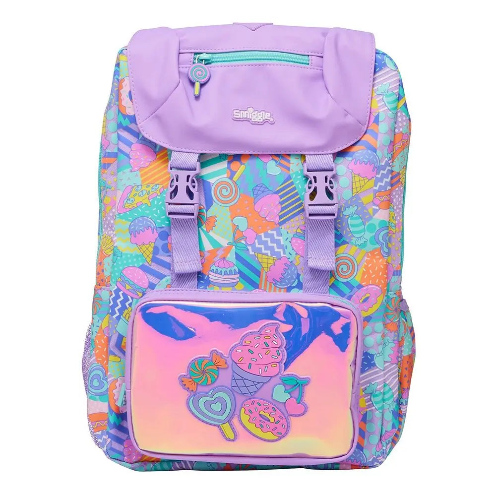 ORIGINAL PURPLE SWEETS FOLDOVER BACKPACK
