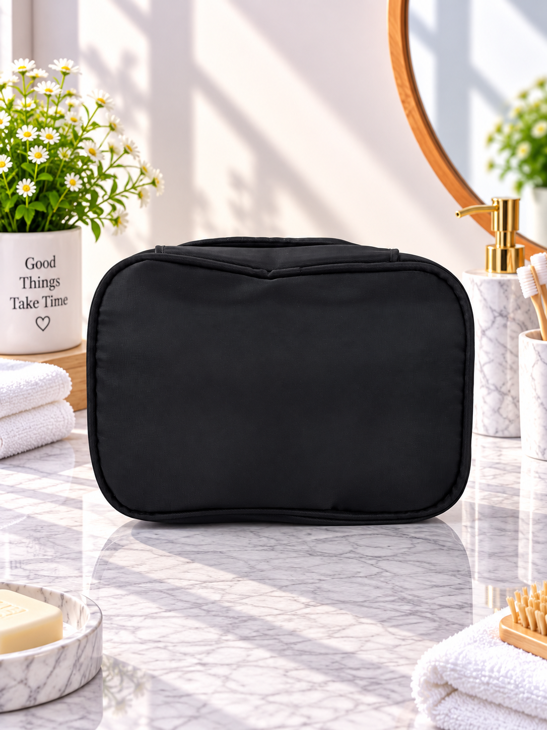 Hello Kitty Transparent Window Toiletry Bag