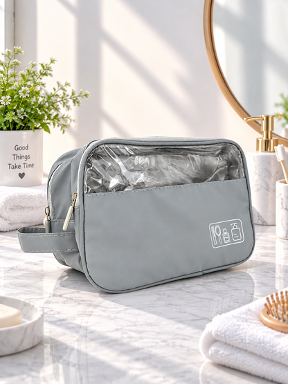 Transparent Window Travel Toiletry Bag