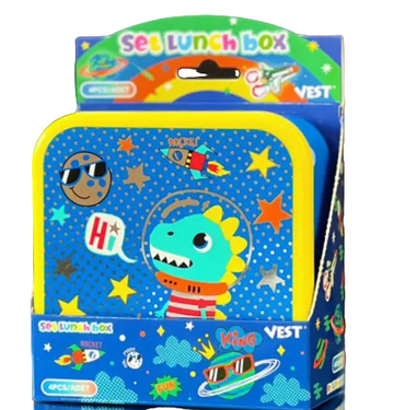 VEST LUNCH BOX 4 PC SET