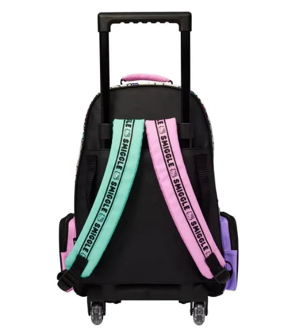 ORIGINAL HELLO KITTY TROLLEY BACKPACK WITH LIGHT UP WHEELS