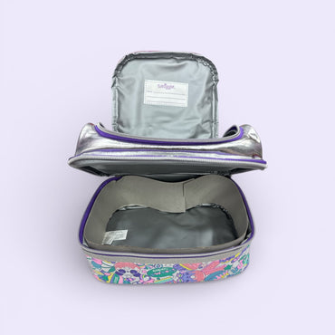 Classic Dual-Compartment Lunchbox – Metallic & Pastel