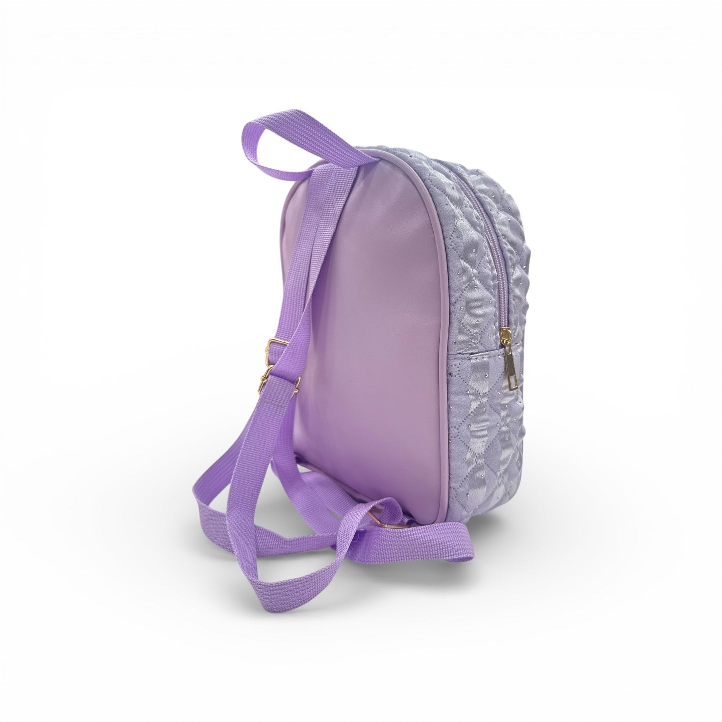 PURPLE FLORAL DOLL KIDS BACKPACK