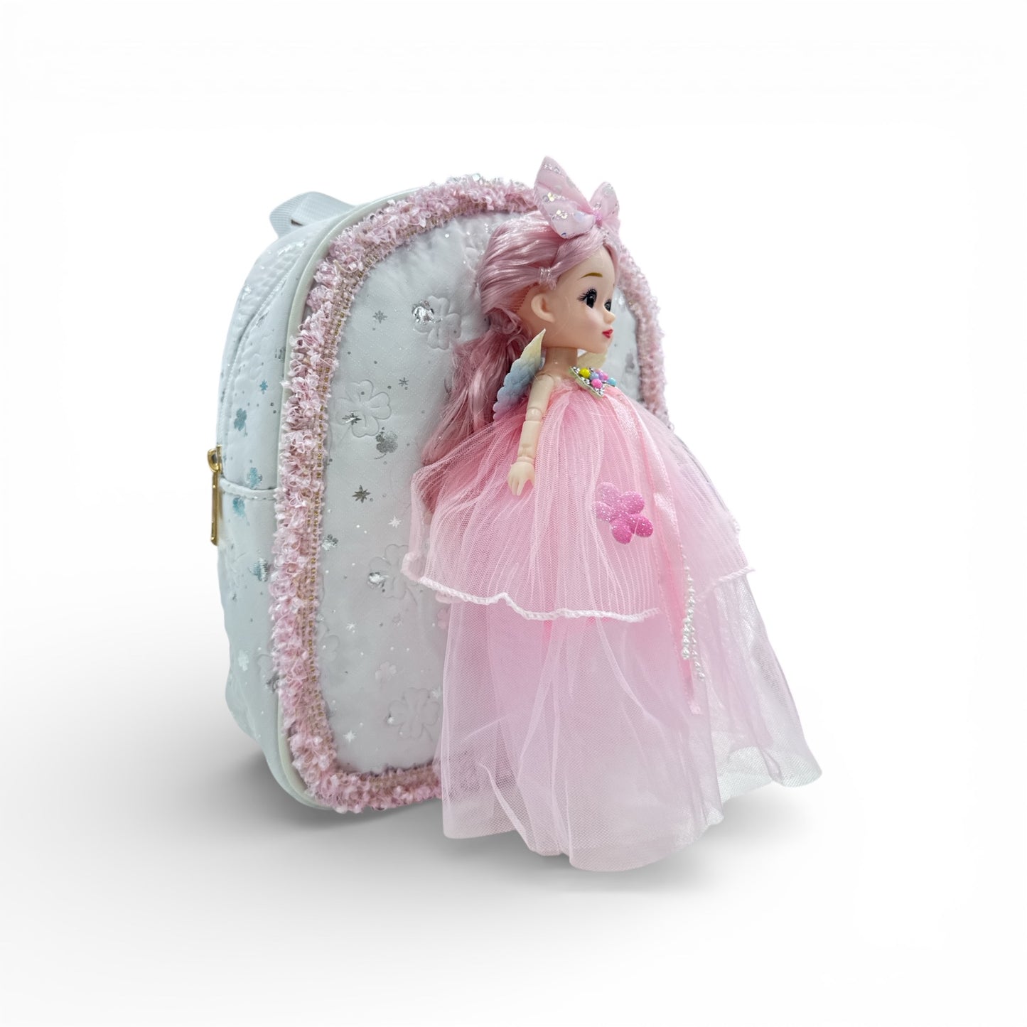 Pink Fairy Princess Doll Kids backpack