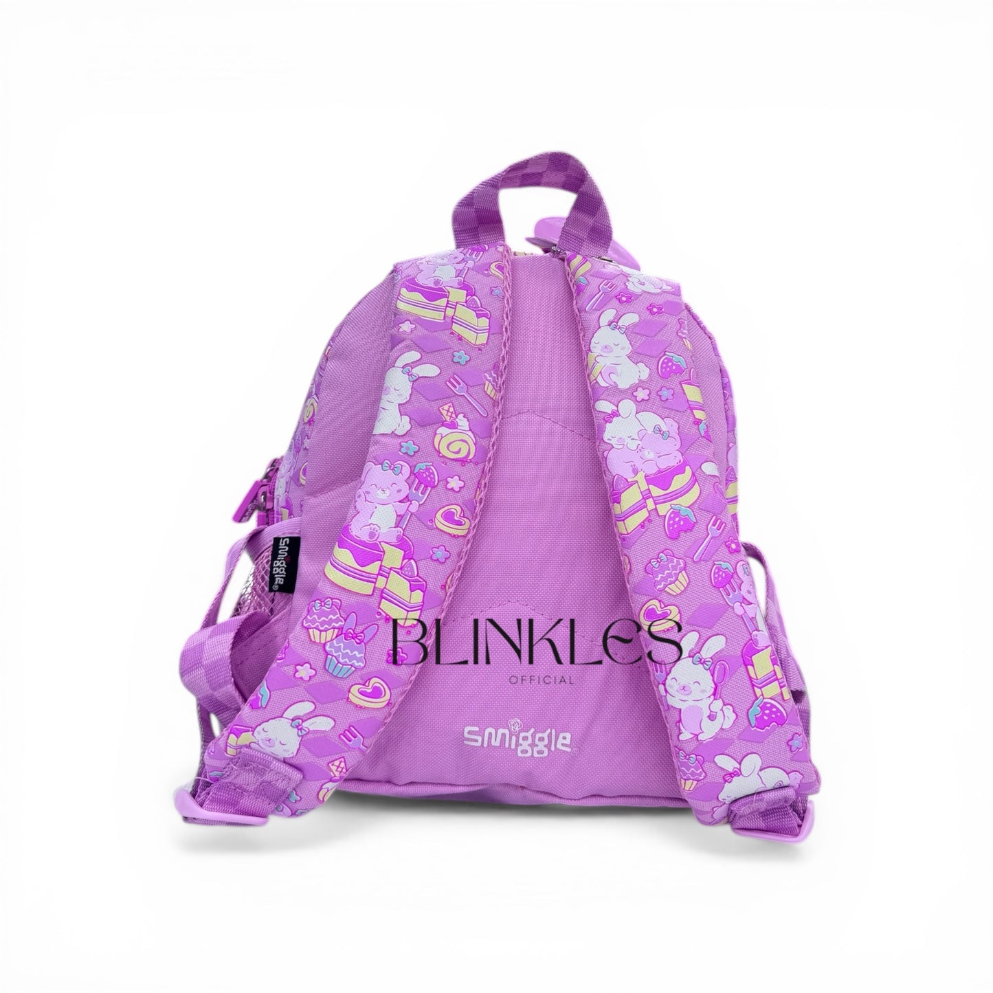 Pink Plush Bunny Backpack