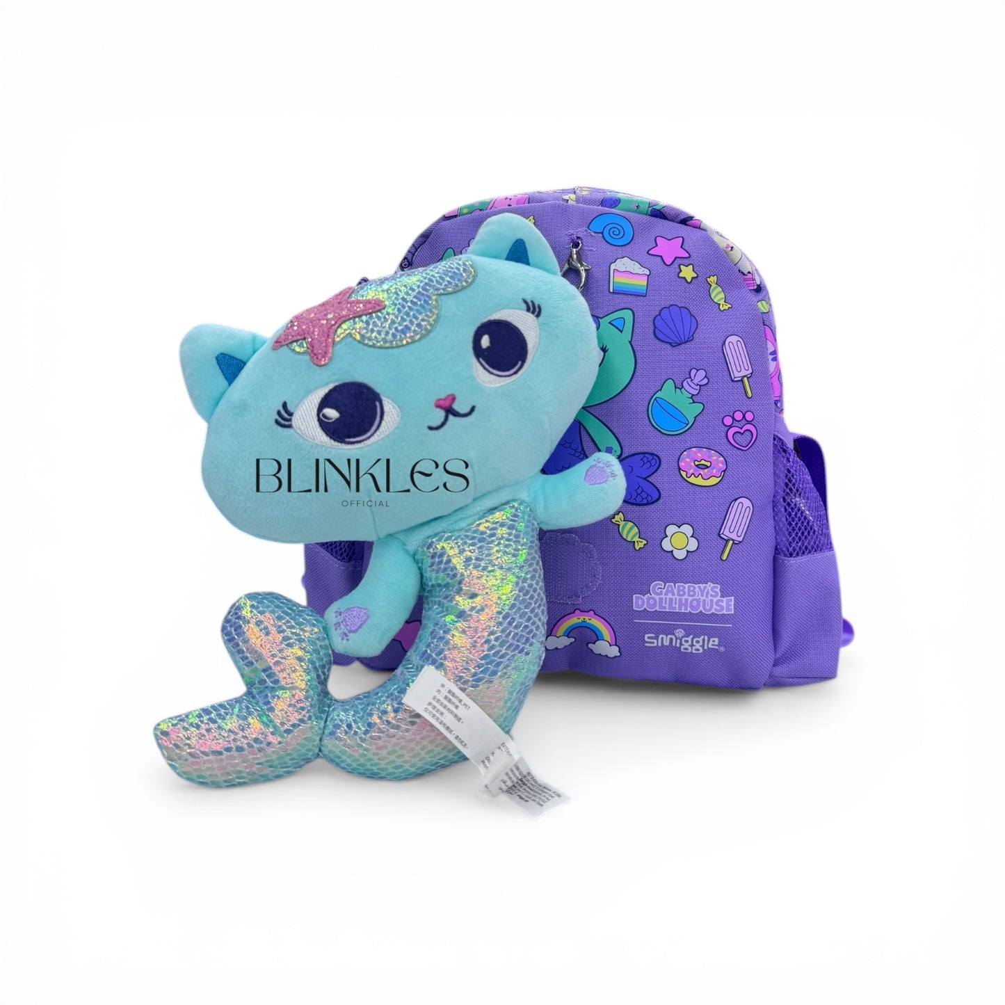 Gabby’s Dollhouse Mermaid Cat Kids Backpack