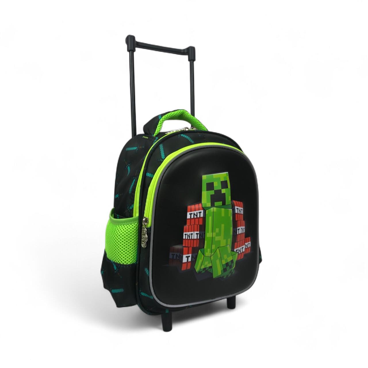 Minecraft TNT Creeper Trolley Backpack (12 Inches)