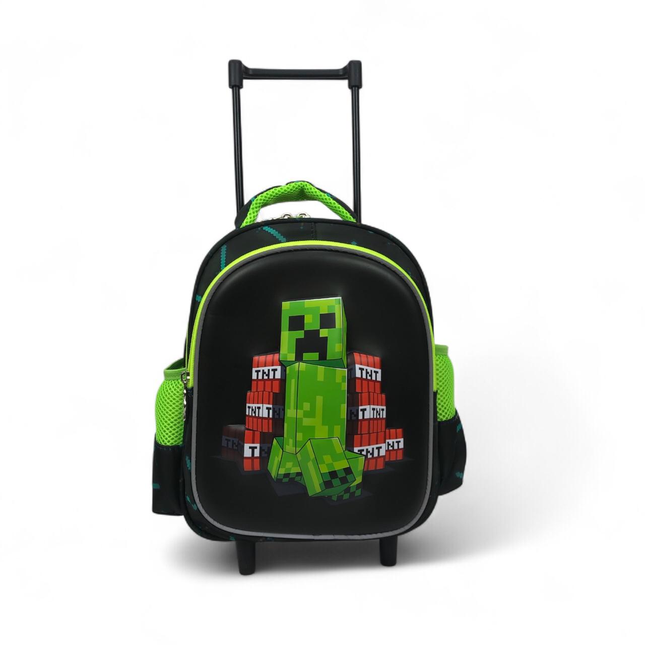 Minecraft TNT Creeper Trolley Backpack (12 Inches)