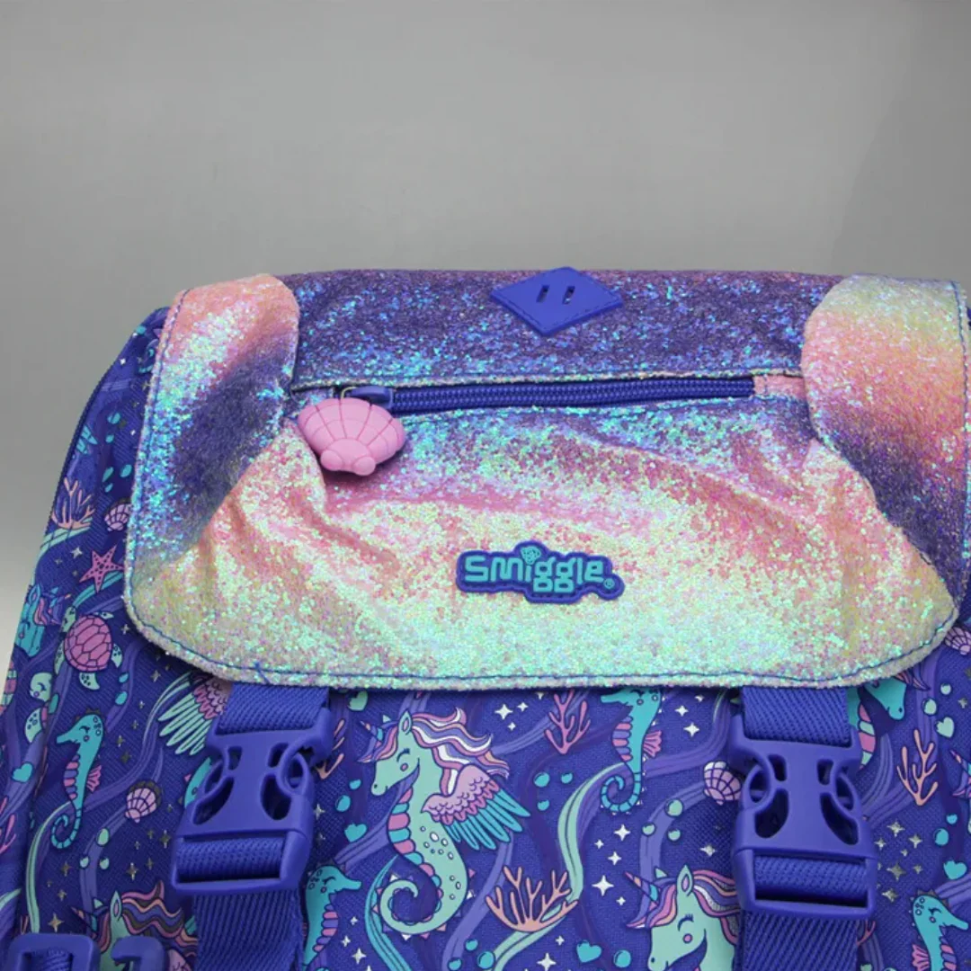 Original Seahorse Unicorn Flap Over Backpack