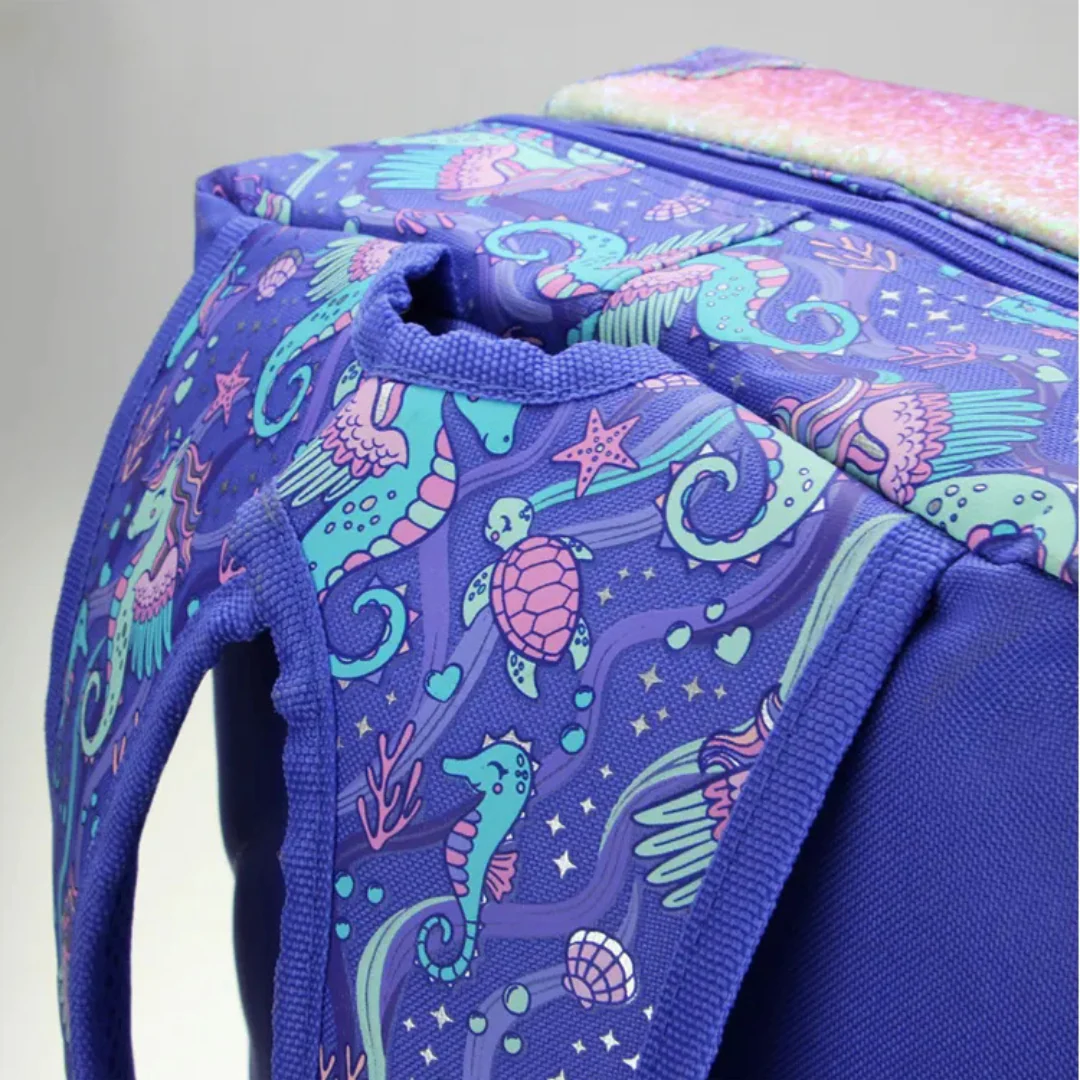 Original Seahorse Unicorn Flap Over Backpack
