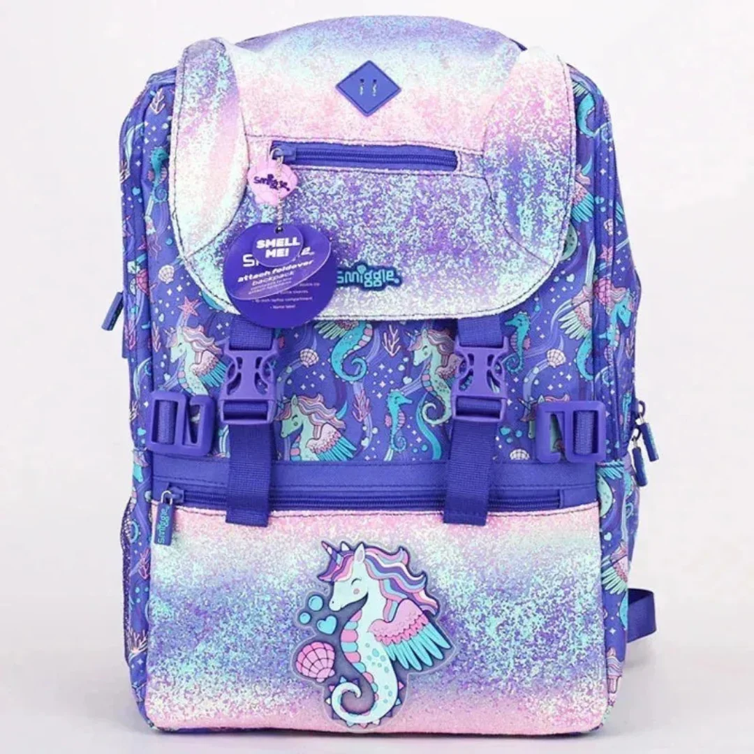 Original Seahorse Unicorn Flap Over Backpack