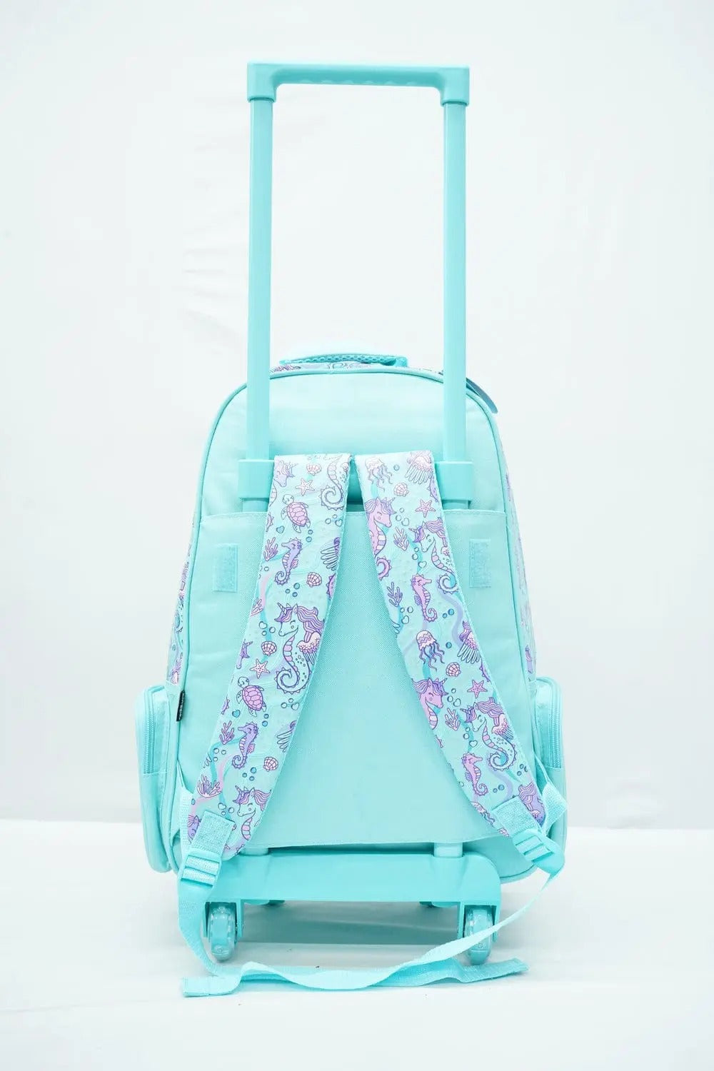 SMIGGLE SEAHORSE TROLLEY BACKPACK WITH LIGHT UP WHEELS