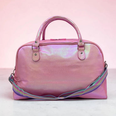 Shimmery Pink Duffel Bag