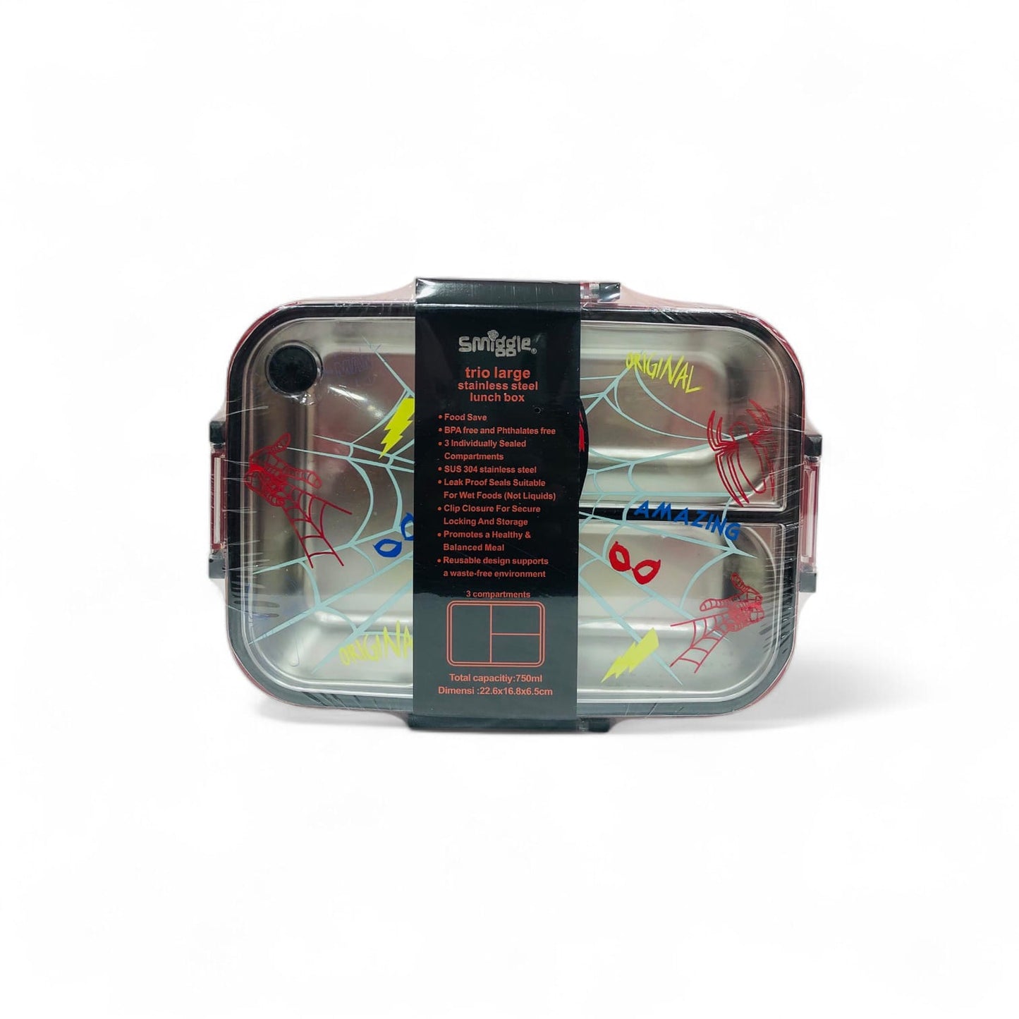 Hero Power Stainless Lunch Box