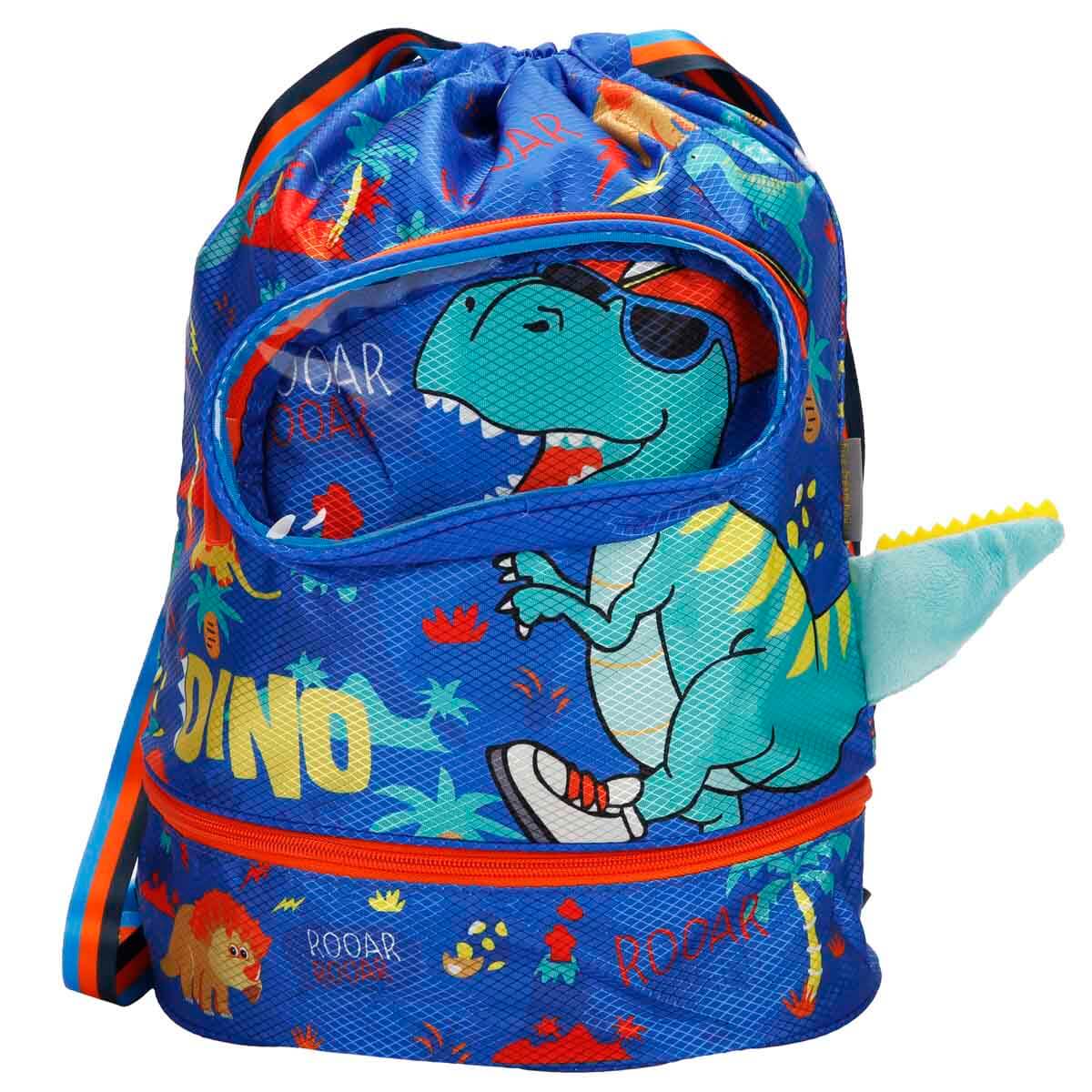 VEST DINO WATERPROOF DRAWSTRING BACKPACK