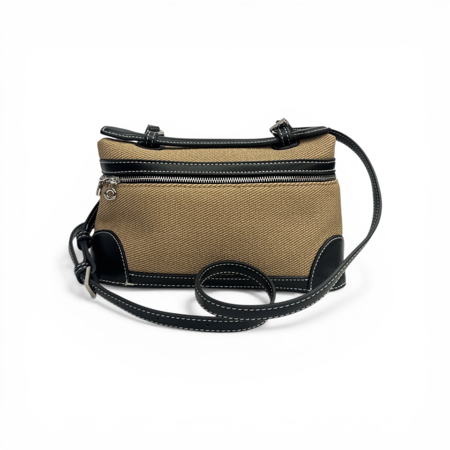 Tan Textured Crossbody Bag – Effortless Elegance