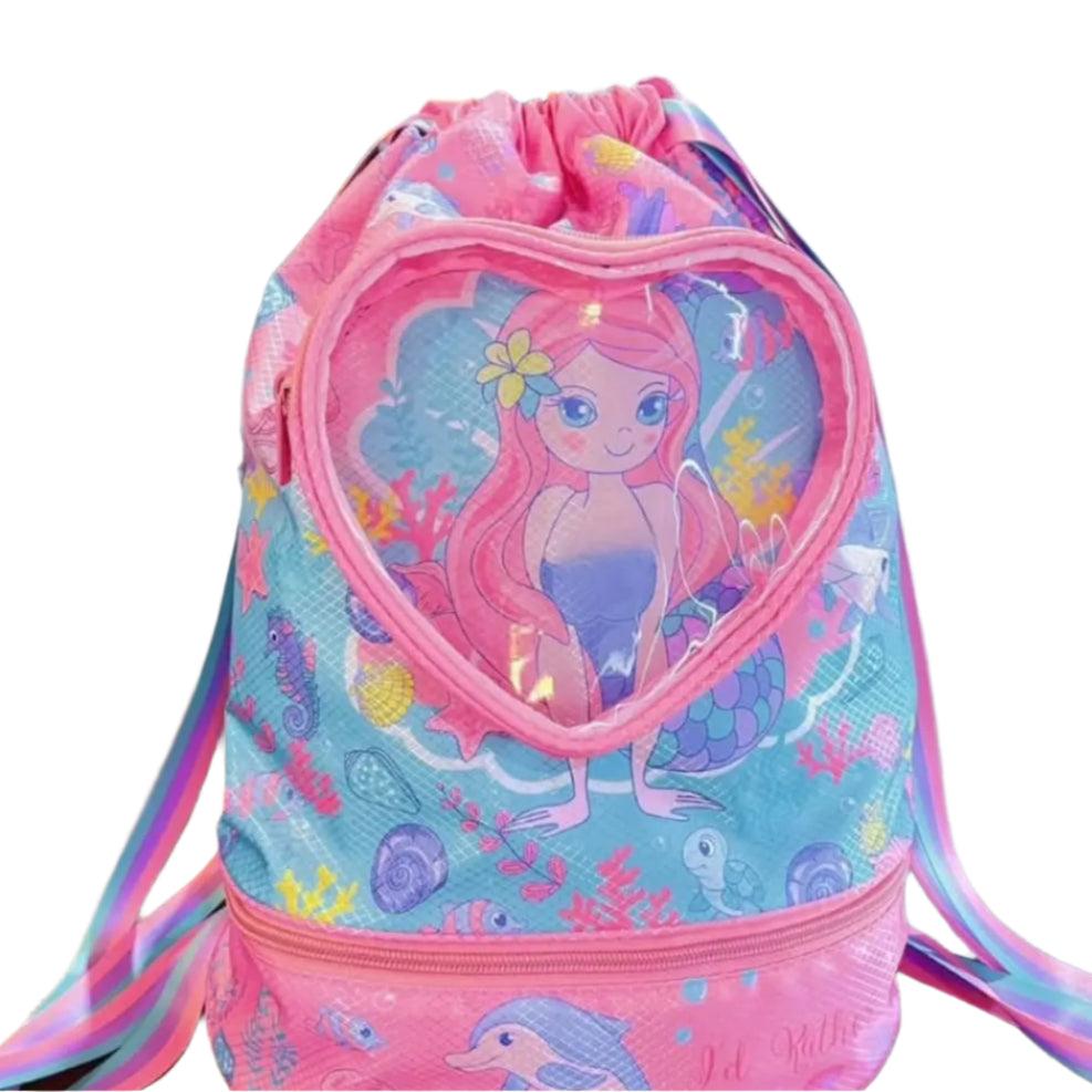 VEST MERMAID WATERPROOF DRAWSTRING BACKPACK