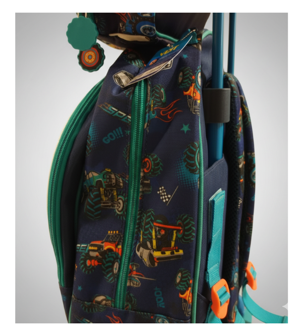 VEST MONSTER TRUCK TROLLEY BAG- 2 PC