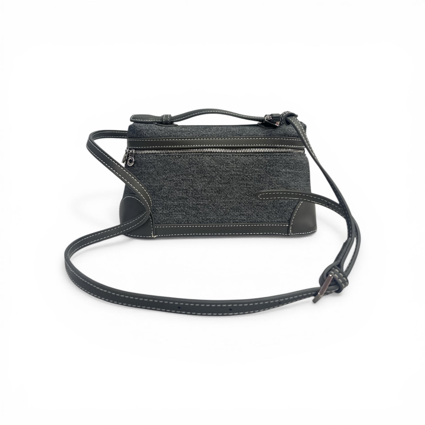 Modern Gray Crossbody Bag – Everyday Chic