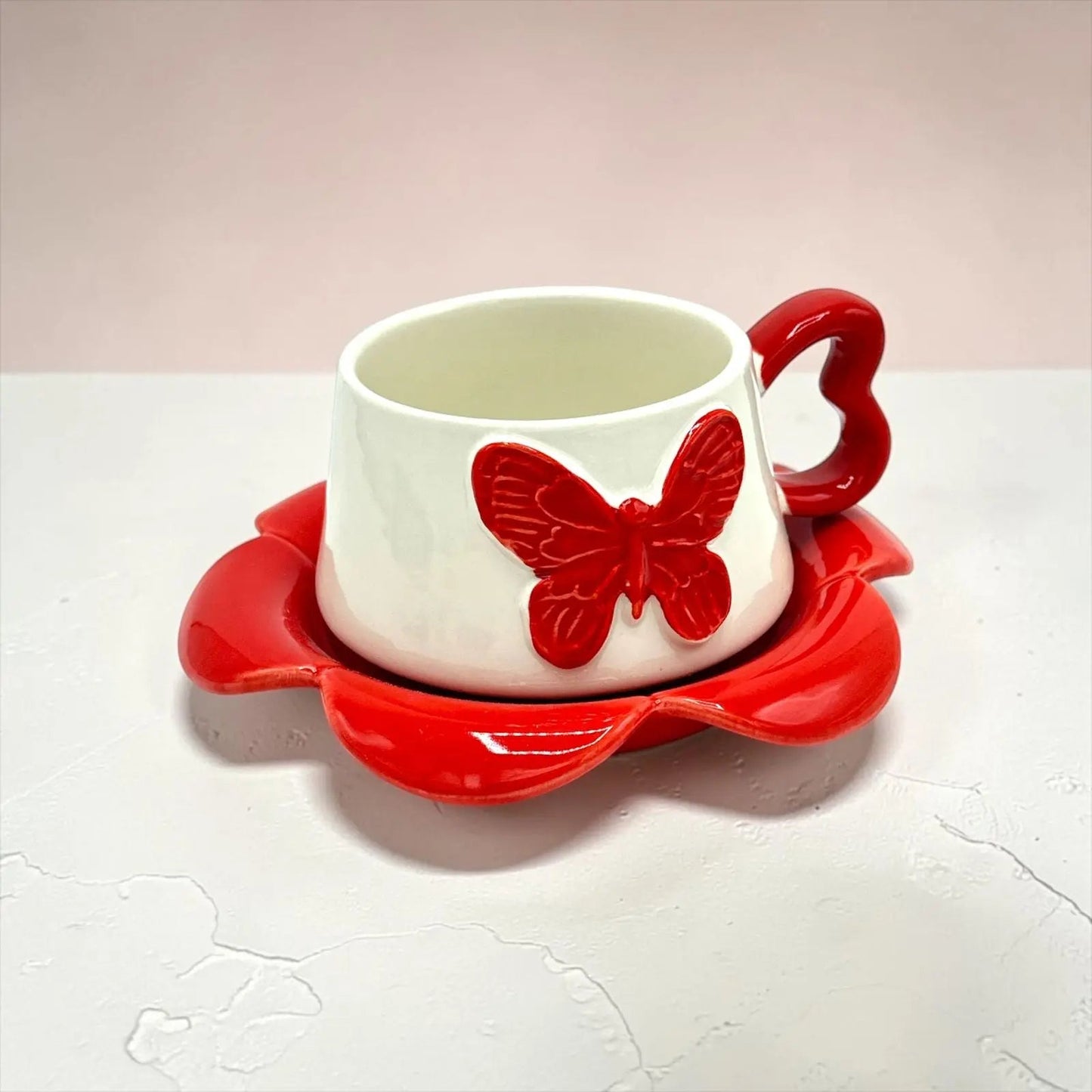 Butterfly Cup Saucer Set