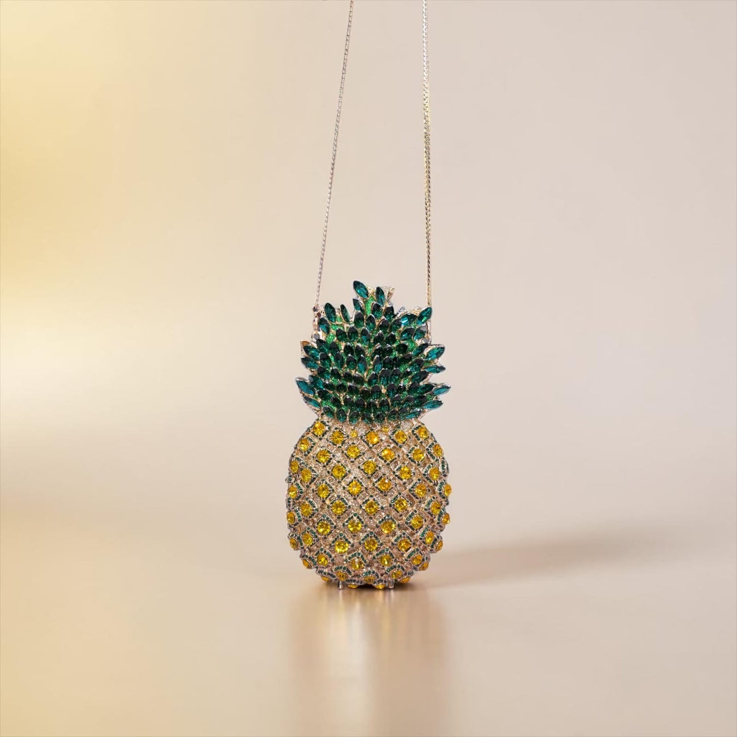 Tropical Gemstone Pineapple Clutch