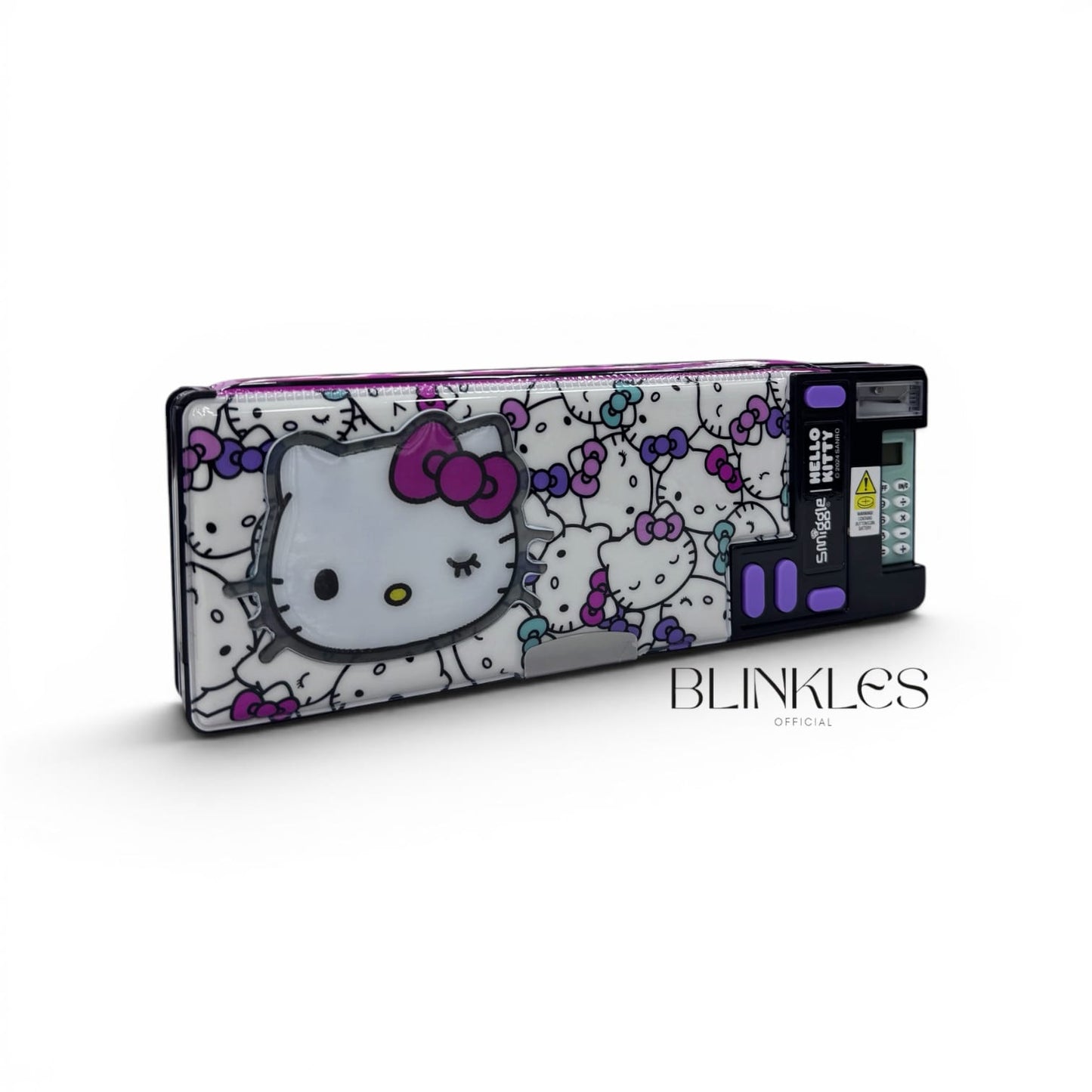 Hello Kitty Bow Charm Pencil Case