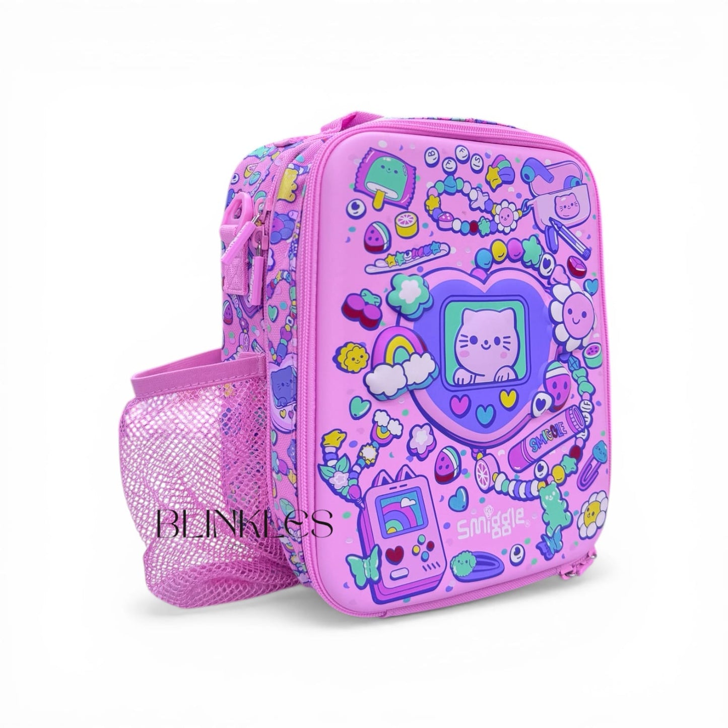 Rainbow Heart Kitty Lunch Bag