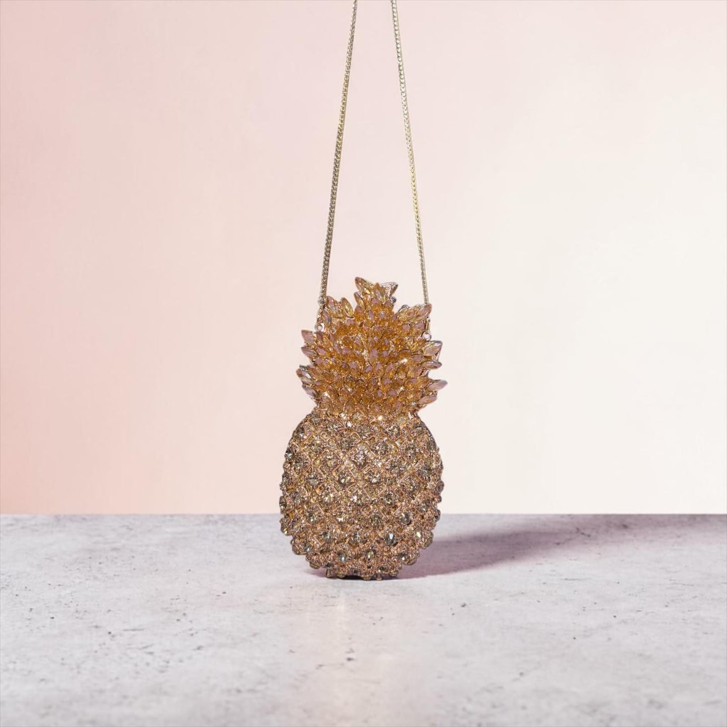 Crystal Luxe Pineapple Clutch